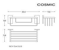 MEDIDAS CONTAINER DUCHA STICK COSMIC